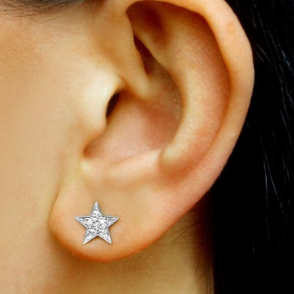 Dana Rebecca Designs  White Gold Julianne Himiko Studs